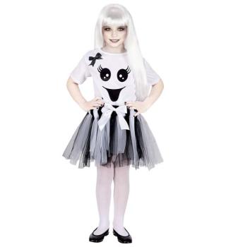 Girls Ghost Costume - Size 3-4 Years Widmann