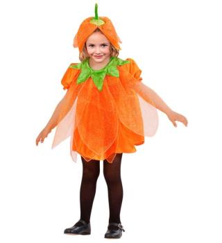 Pumpkin Girl Costume - Size 1-2 Years Widmann