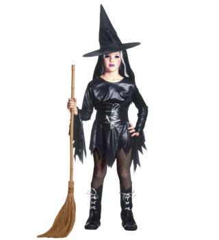 Black Witch Costume - Size 11-13 Years Widmann