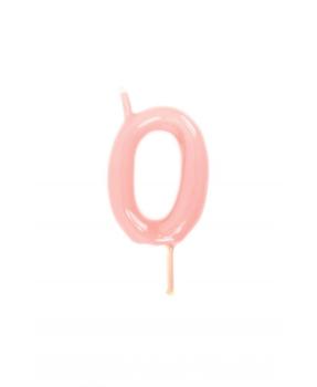 Candle 6cm nº0 - Baby Pink