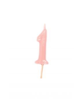 Candle 6cm nº1 - Baby Pink