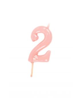 Candle 6cm nº2 - Baby Pink VelasMasRoses