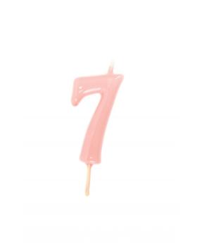Candle 6cm nº7 - Baby Pink VelasMasRoses