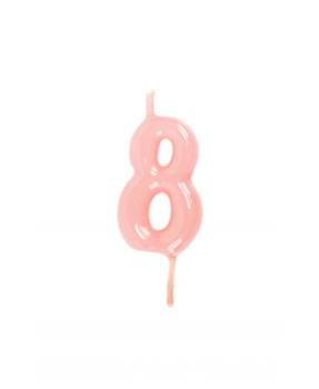 Candle 6cm nº8 - Baby Pink