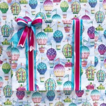 Hot Air Balloon Wrapping Paper Roll XiZ Party Supplies