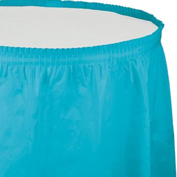 Table Skirt - Turquoise