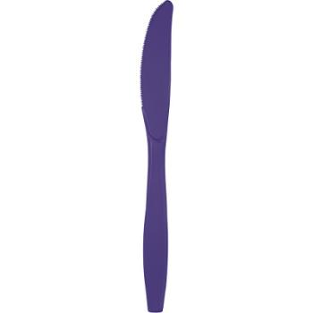 24 Plastic Knives - Purple Creative Converting