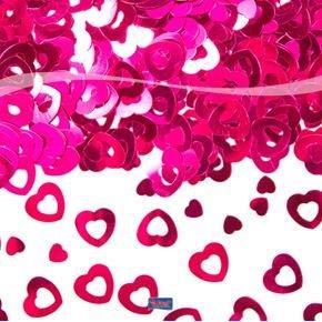 Confettis Corações - Rosa