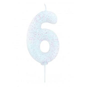 Glitter Candle nº6 - Iridescent Anniversary House