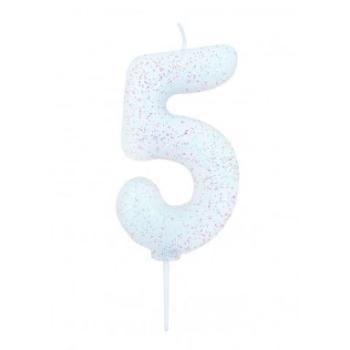 Glitter Candle nº5 - Iridescent Anniversary House