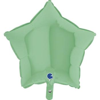 18" Star Matte Foil Balloon - Green Grabo