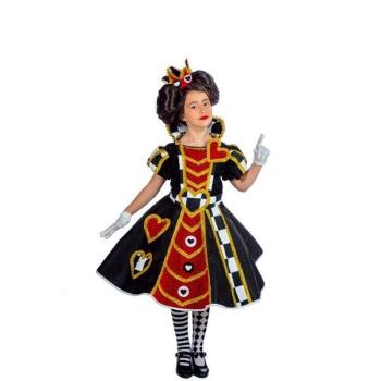 Queen of Hearts Girl Costume - 3-5 Years Marina & Pau