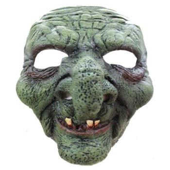Máscara Latex Bruja Verde