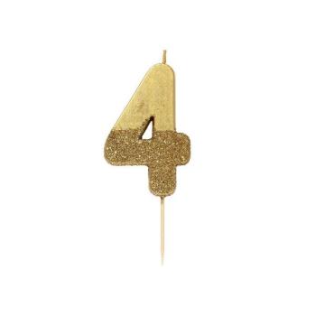 HB Glitter Candle nº4 - Gold Talking Tables