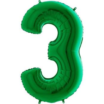 40" Foil Balloon nº 3 - Green