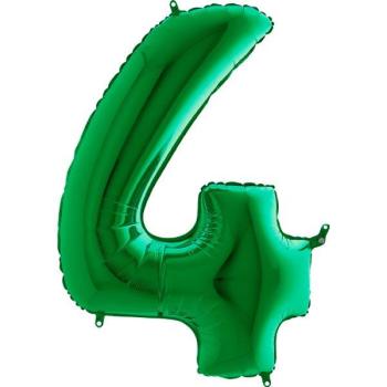 40" Foil Balloon nº 4 - Green Grabo
