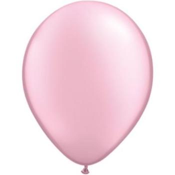 100 11" Qualatex Balloons - Pearl Pink
