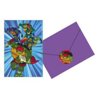 Convites Tartarugas Ninja Amscan