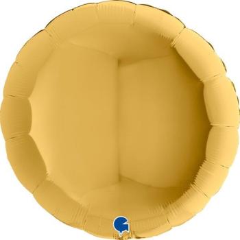 36" Round Foil Balloon - Gold Grabo