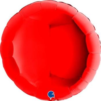 36" Round Foil Balloon - Red