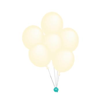 100 Globos 32 cm - Amarillo Matte XiZ Party Supplies