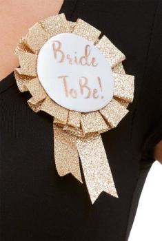 Bride to Be Rosette - Rose Gold