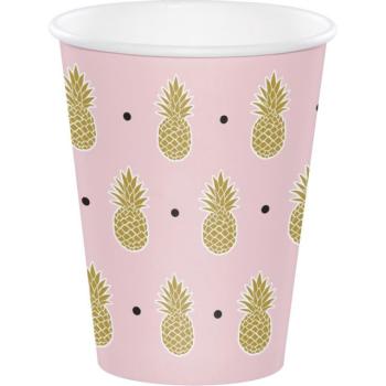 Vasos Gold Pineapple Creative Converting