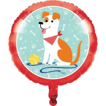 18" Dog Party Foil Balloon