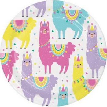 18cm Llama Party Plates Creative Converting