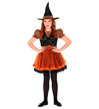 Children´s Witch Costume - 4-5 Years Widmann
