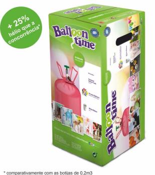 Balloon Time Small Compact Helium Cylinder Kit with Balloons BalloonTime