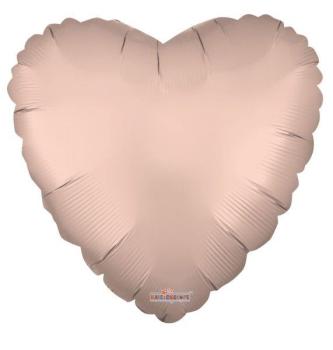 18" Heart Foil Balloon - Rose Gold Matte
