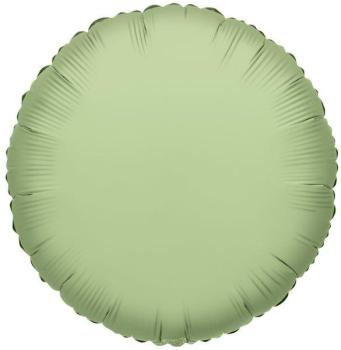 18" Round Foil Balloon - Olive Green