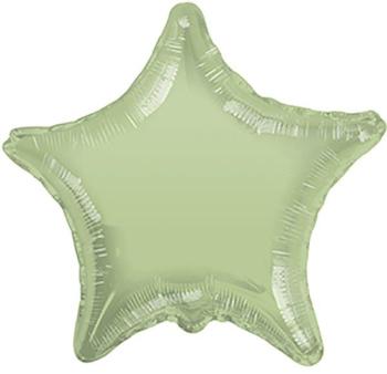 18" Star Foil Balloon - Olive Green