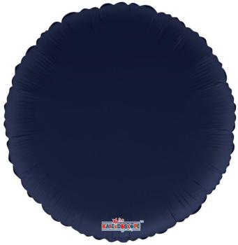 18" Round Foil Balloon - Navy Blue