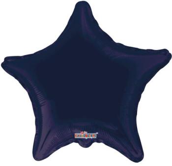 18" Star Foil Balloon - Navy Blue Kaleidoscope