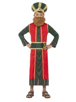 King Wizard Gaspar Costume - Size 7-9 Smiffys