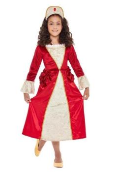 Tudor Princess Costume - Size 7-9 Years Smiffys