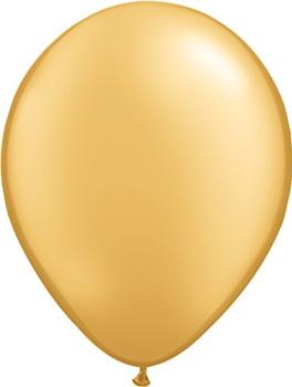50 16" Qualatex Balloons - Gold Qualatex