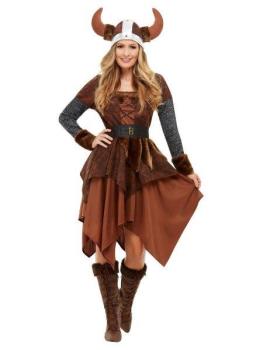 Viking Barbarian Queen Costume - Size S