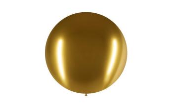 60cm Chrome Balloon - Gold