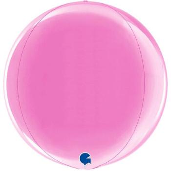 15" 4D Globe Balloon - Fuchsia Grabo