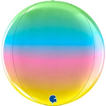 11" 4D Globe Balloon - Rainbow Grabo