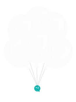6 Balloons 32cm - Transparent