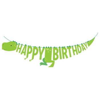 Happy Birthday Dinosaur Wreath