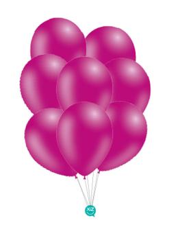 8 Pastel Balloons 30 cm - Fuchsia