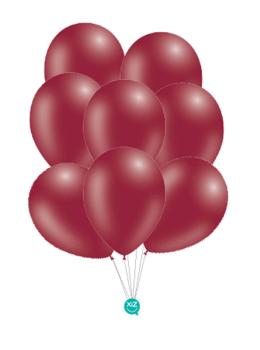 8 Pastel Balloons 30 cm - Bordeaux