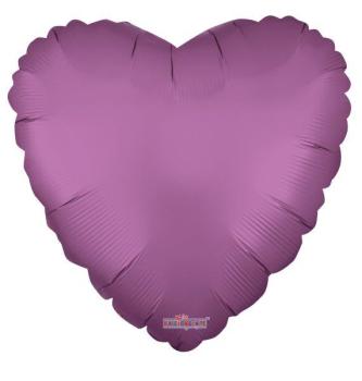 18" Heart Foil Balloon - Lilac Matte