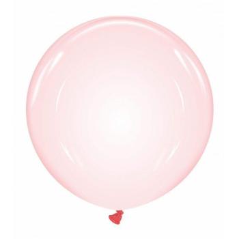 Giant 60cm Clear Balloon - Red XiZ Party Supplies