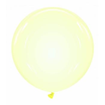Giant Balloon 60cm Clear - Yellow